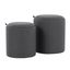 Tray Nesting Ottoman Set In Charcoal