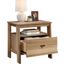 Trestle Night Stand In Timber Oak