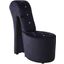 Tristram 19 Inch Velvet High Heel Shoe Chair In Black