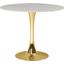Trumpet Gold/Carrera Dining Table