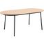 Tule 71 Inch Oval Dining Table In Natural Wood