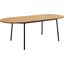 Tule 83 Inch Oval Dining Table In Natural Wood