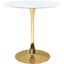 Tulip Gold Counter Height Table