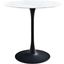 Tulip Matte Black Counter Height Table