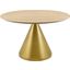 Tupelo 47 Inch Dining Table In Natural and Gold