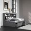 Twin Bookcase Daybed With Drawers In Dark Grey