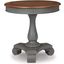 Tyrone Gray/Brown Accent Table