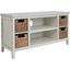 Tyrone White TV Stand and TV Console