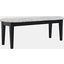 Urban Icon 45 Inch Upholstered Dining Bench In Black