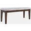 Urban Icon 45 Inch Upholstered Dining Bench In Merlot
