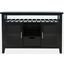 Urban Icon 48 Inch Buffet Server With Wine Rack And Stemware Rack In Black
