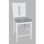 Urban Icon Slotback Upholstered Counter Stool (Set Of 2) In White