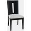 Urban Icon Slotback Upholstered Dining Chair (Set Of 2) In Black