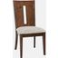 Urban Icon Slotback Upholstered Dining Chair (Set Of 2) In Merlot