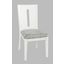 Urban Icon Slotback Upholstered Dining Chair (Set Of 2) In White