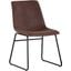 Urban Unity Antique Brown Cal Dining Chair Set of 2