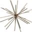 Urchin Silver Leaf 16 Inch Iron Rod Asterisk