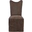 Uttermost Delroy Chocolate Armless Chairs Set Of 2