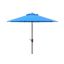 Uv Resistant Ortega 9 Ft Auto Tilt Crank Umbrella in Blue