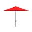 Uv Resistant Ortega 9 Ft Auto Tilt Crank Umbrella in Red
