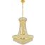 Primo 24" Gold 14 Light Chandelier With Clear Royal Cut Crystal Trim