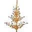 Orchid 27" Gold 13 Light Chandelier With Clear Royal Cut Crystal Trim