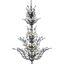 Orchid 41" Dark Bronze 25 Light Chandelier With Clear Royal Cut Crystal Trim