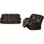 Vacherie Reclining Living Room Set In Chocolate