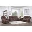 Valencia 3-Piece Dual Power Reclining Living Room Set In Brown