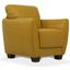 Valeria Mustard Leather Accent Chair
