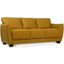 Valeria Mustard Leather Sofa
