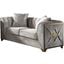 Velencia Loveseat Made with Wood In Cream
