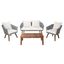 Velso 4 Pc Living Set in Beige PAT7072A-2BX