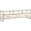 Venice Media Console And Cabinet In Oyster Shagreen