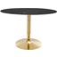 Verne 48 Inch Artificial Marble Dining Table