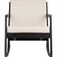 Vernon Black and White Rocking Chair