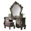 Versailles Vanity Desk In Antique Platinum