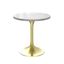 Verve 27 Inch Round Dining Table In White
