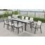 Vinceland White Outdoor Dining Furniture Set