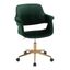 Vintage Flair Office Chair In Green