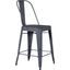 Vintage Series Bow Back Counter Chair - Grey Rta