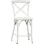 Vintage Series X Back Counter Chair Set Of 2 In Antique White