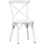 Vintage Series X Back Side Chair Set Of 2 In Antique White