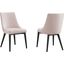 Viscount Accent Performance Velvet Dining Chair - Set of 2 In Pink