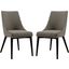 Viscount Granite Dining Side Chair Fabric Set of 2