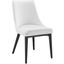 Viscount White Fabric Dining Chair