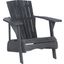 Vista Ash Gray Wine Glass Holder Adirondack Chair