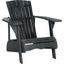Vista Dark Slate Grey Wine Glass Holder Adirondack Chair