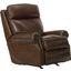 Vito Leather Power Rocker Recliner with Power Adjustable Headrest In Brown