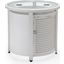 Walbrooke Patio Round Tank Holder In White